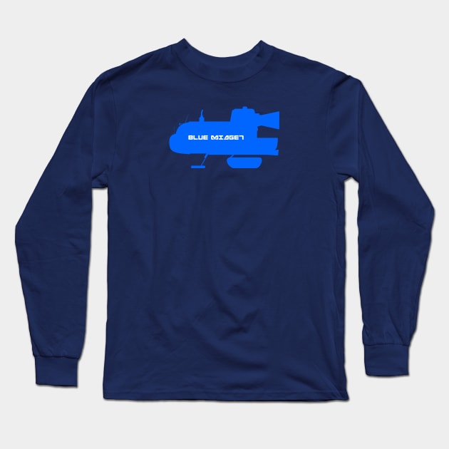 Blue Midget Long Sleeve T-Shirt by OrangeCup